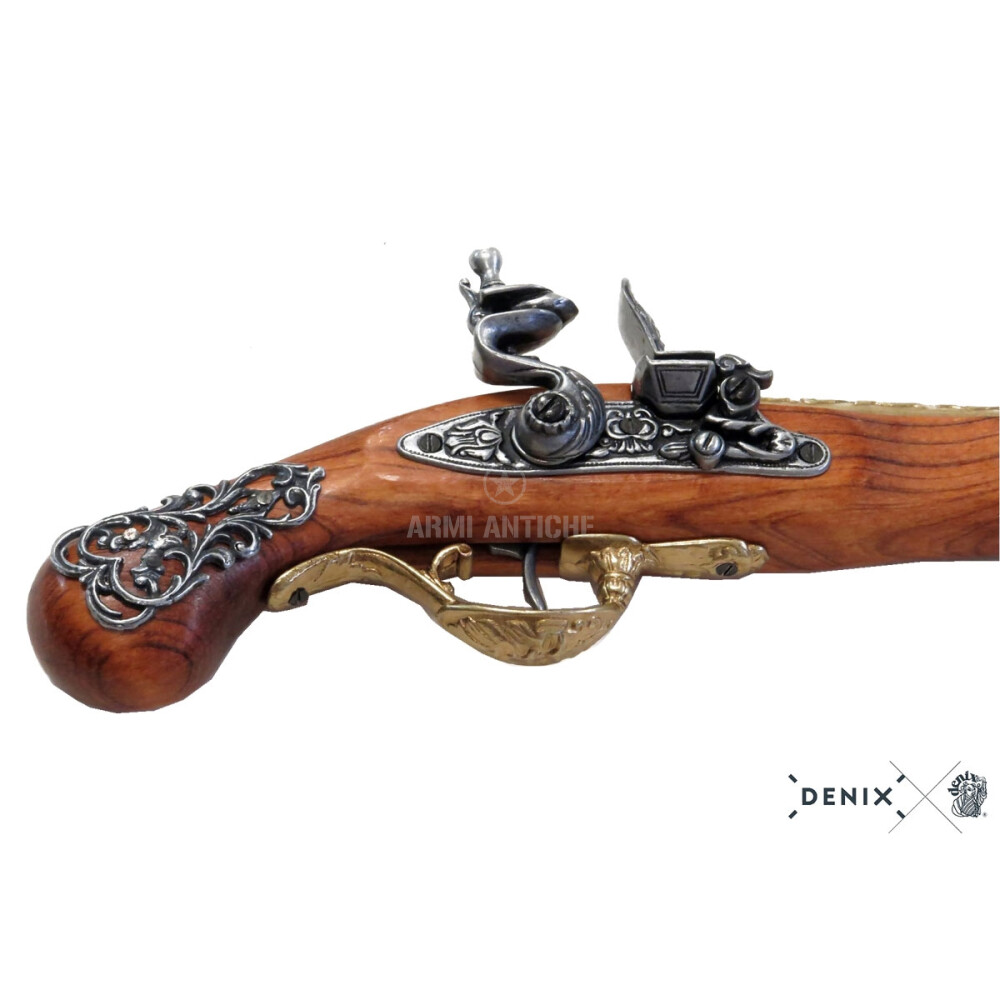 PISTOLA LEGNO INGLESE 1196L S. XVI - XIX 