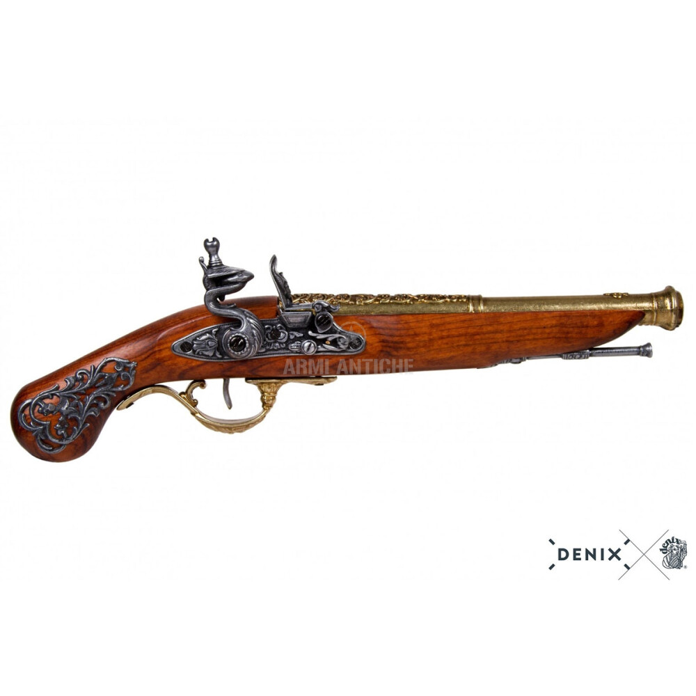 Pistola a trabucco londinese S XVIII  ORO