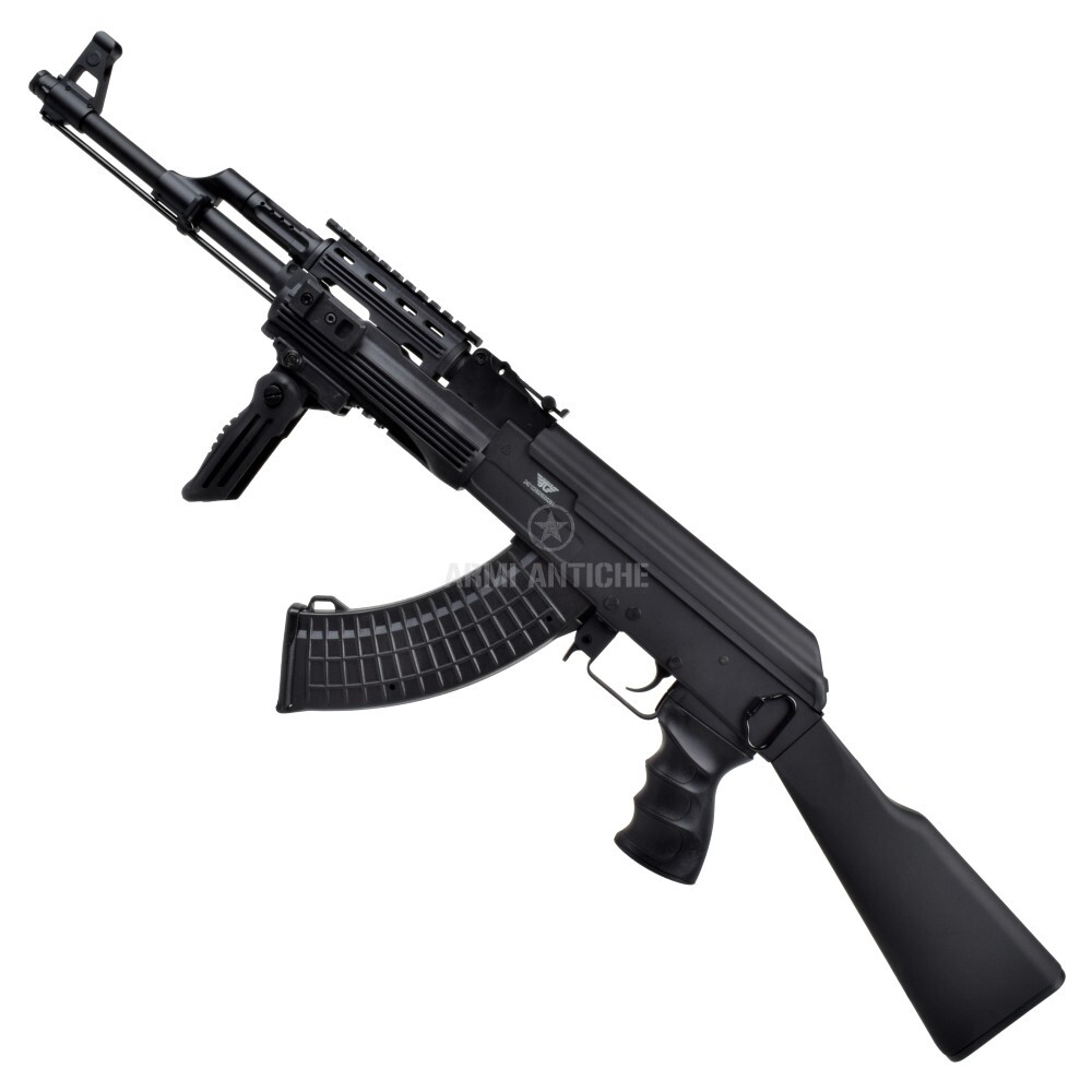 Mitra elettrico softair AK 47 full-metal RIS Tactical con calcio fisso - Jing Gong