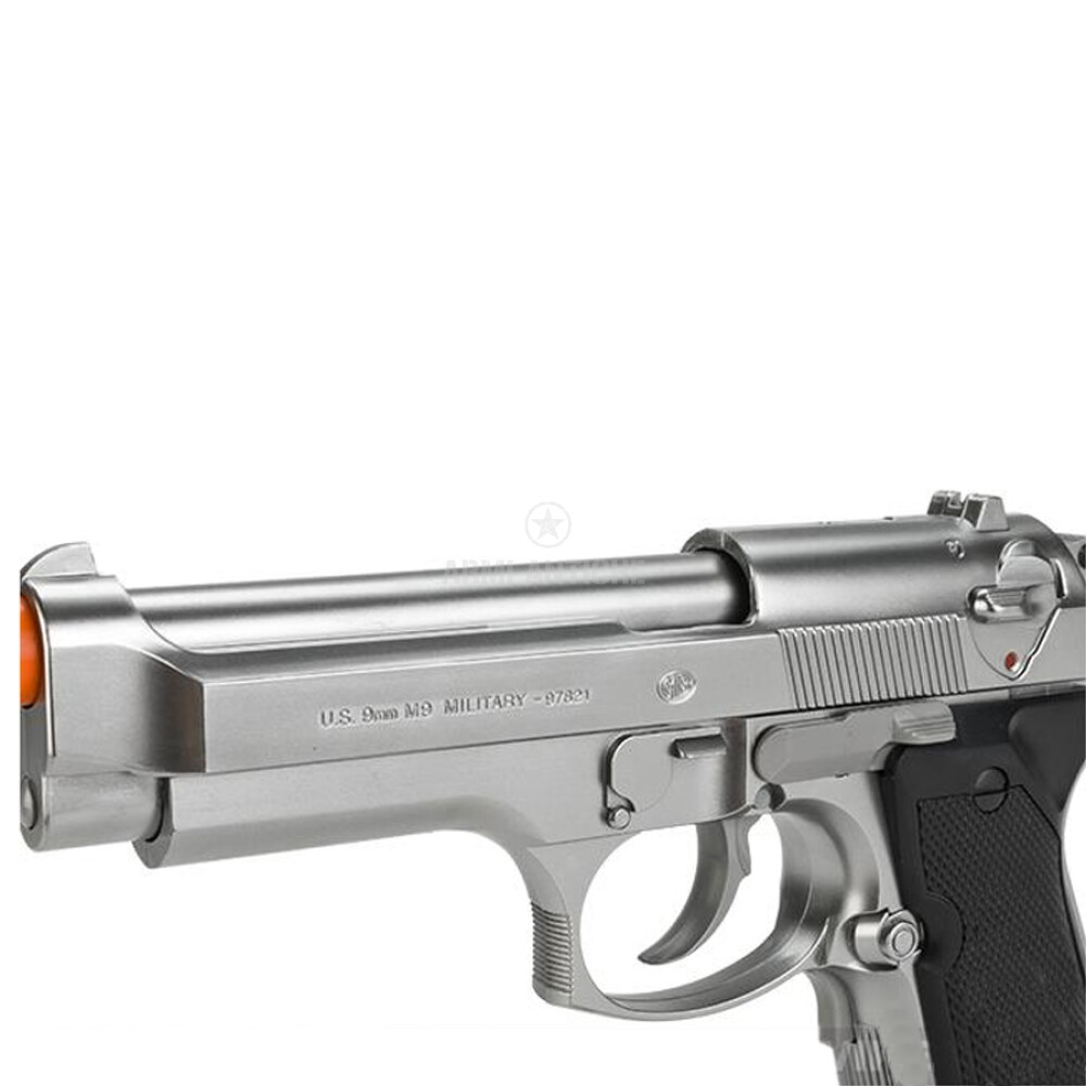 Pistola softair scarrellante a gas M92F colore silver marca Tokyo Marui
