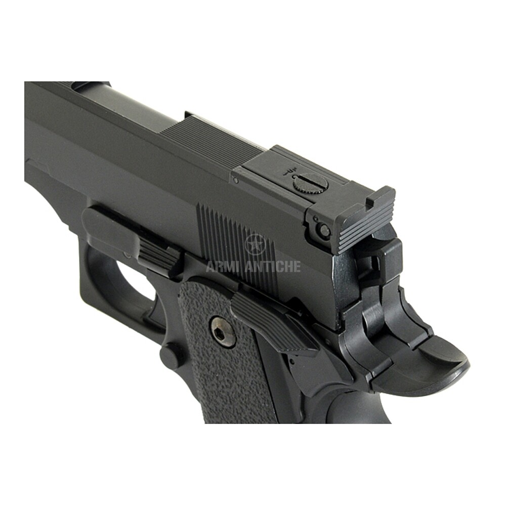 Pistola elettrica da softair Hi-capa 5.1 CM128 nera, gear-box in metallo - Cyma (110733)