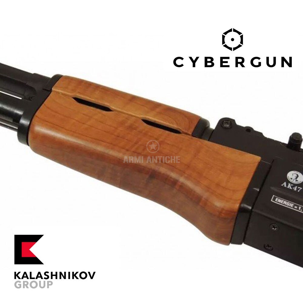Fucile softair elettrico AK47 con loghi  Kalashnikov kit completo 120903