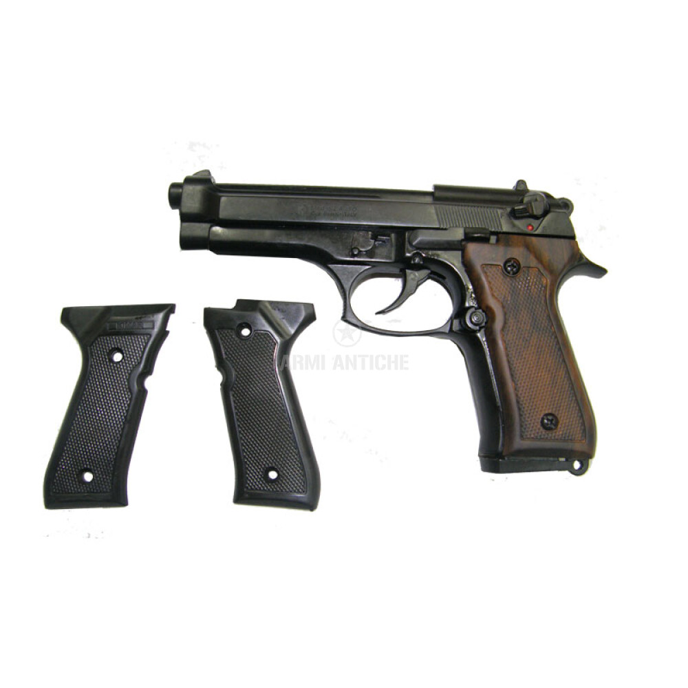 Pistola a salve Beretta 92 fs 8mm auto Nera/Legno (Kimar)