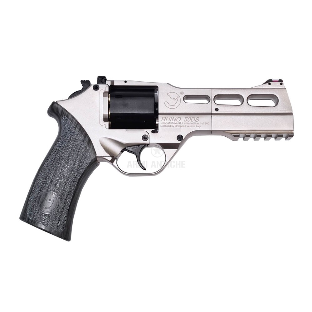 Revolver Rhino 50DS Limited Edition - Cal 4.5mm (.177) BBs - Silver - Chiappa Firearms 