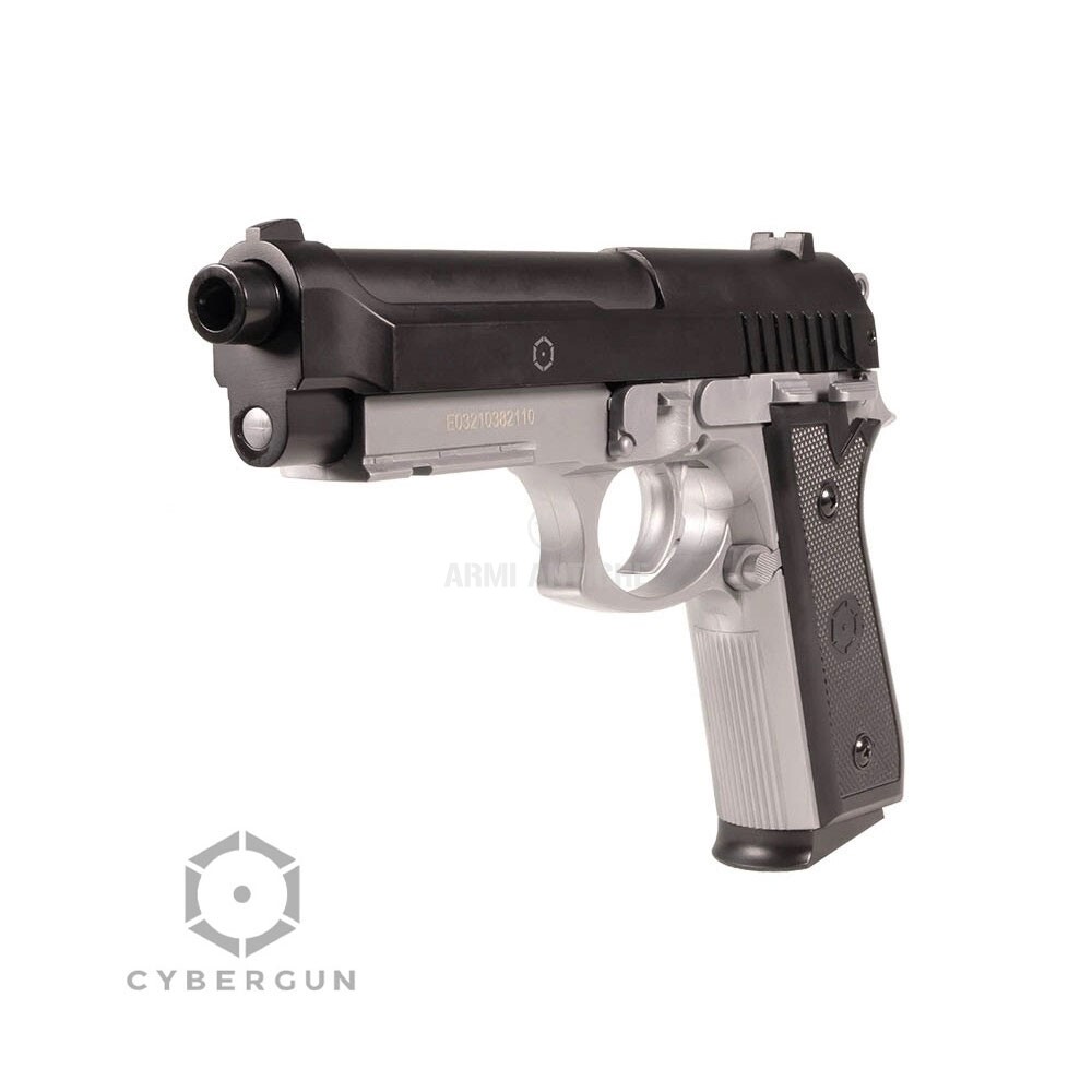Pistola Softair a Molla in Metallo Taurus PT92 Nera /Grigia