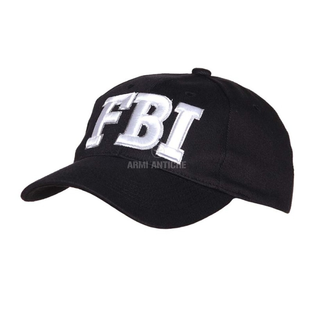 Cappello Baseball FBI Nero
