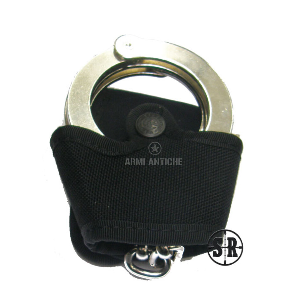 PORTA MANETTE APERTO IN CORDURA NERA