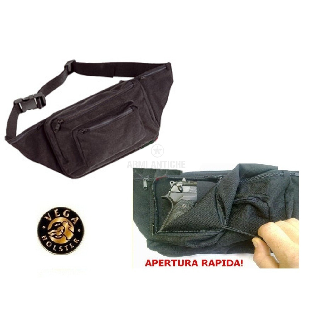 Marsupio porta pistola con fondina interna Vega Holster VEGA HOLSTER, Accessori softair, Borse e sacche porta fucili / pistole