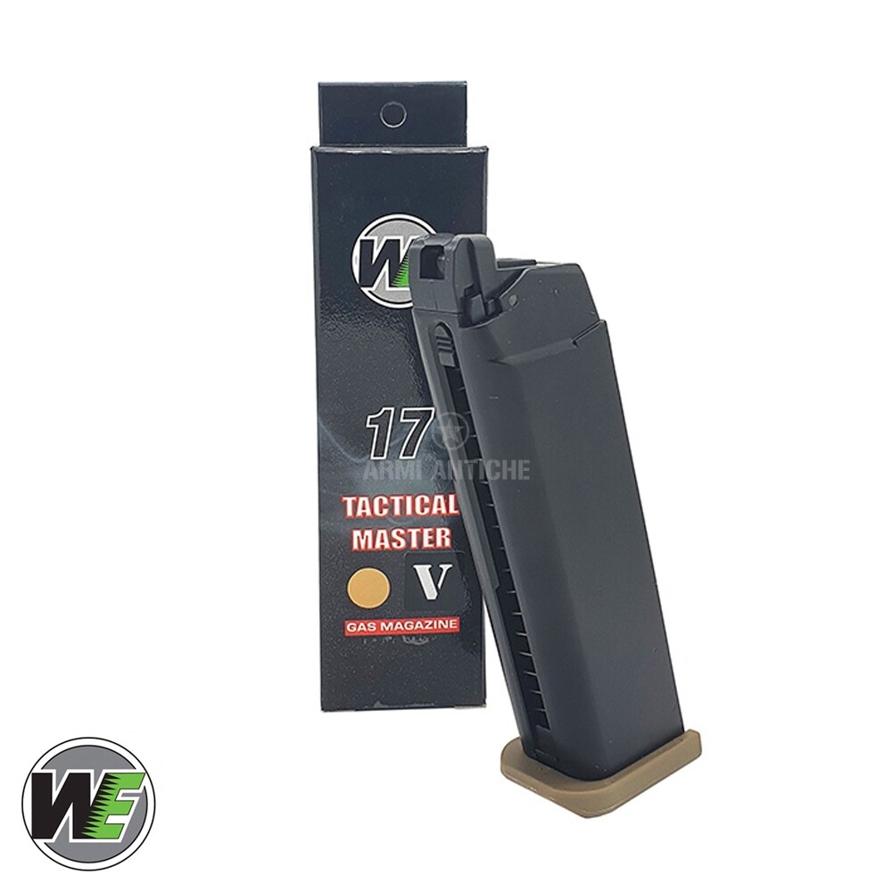 Caricatore a Gas per serie Glock 17/18 - Tan - 22 BBs - WE (310776)