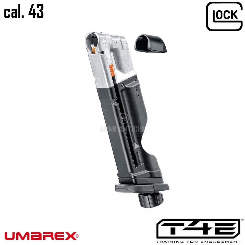 Caricatore T4E .43 Emergenza per Glock 17 Gen5 Umarex (372954)(211.101)
