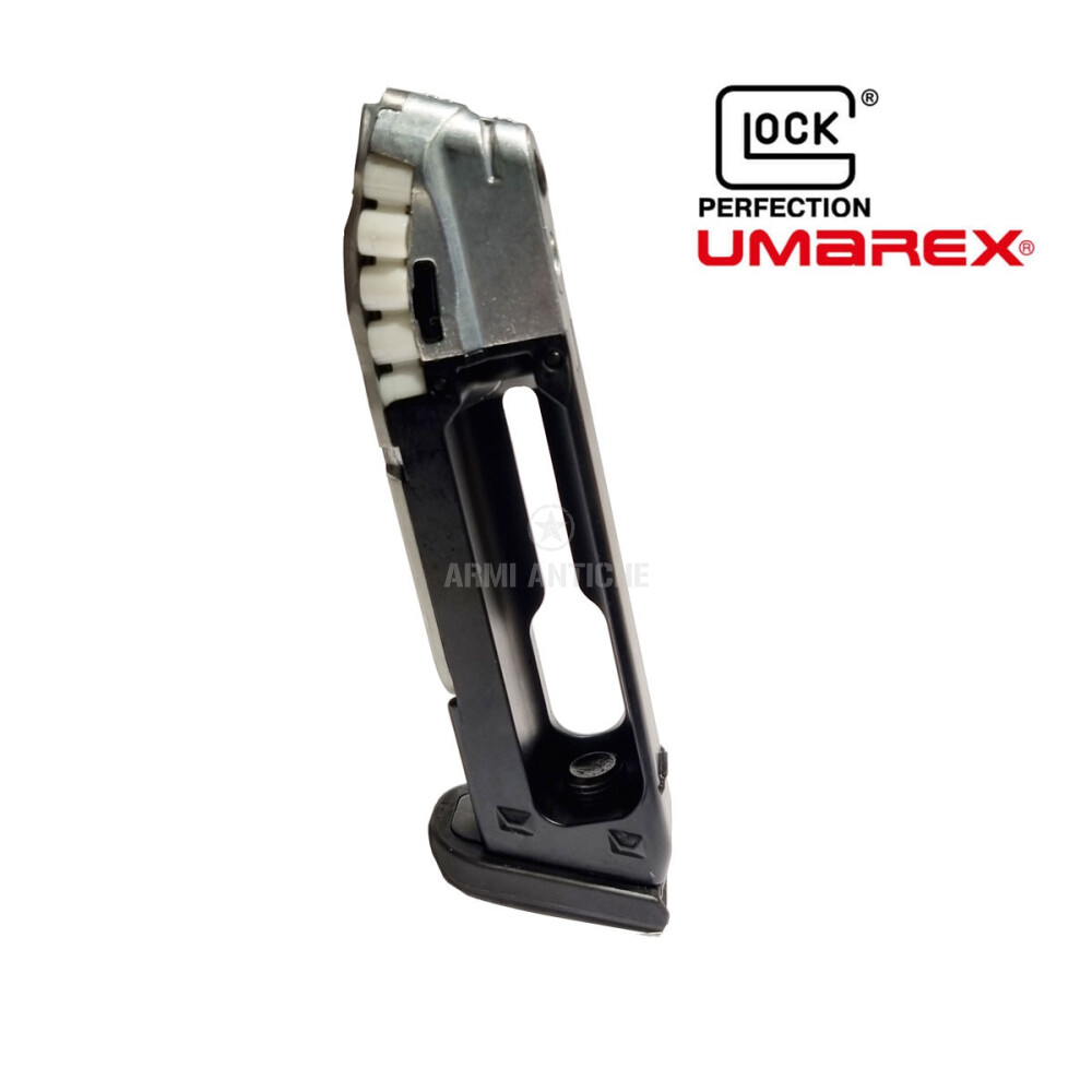 Caricatore per Glock 17 G.5 a CO2 - Pellet / Pimobini - 4,5 mm Diablo - 21 Colpi - Umarex 5.8403.1