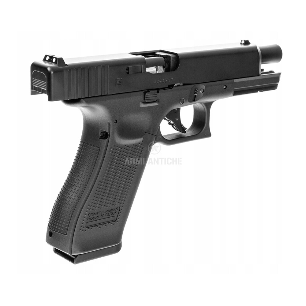 Pistola Glock G17 Gen5 a Co2 - Nero - 4,5 mm (.177) - <7,5 Joule - Umarex  (UM-5.8369) UMAREX, Armeria, Aria compressa 4,5 - 5,5, Pistole a Co2 4,5