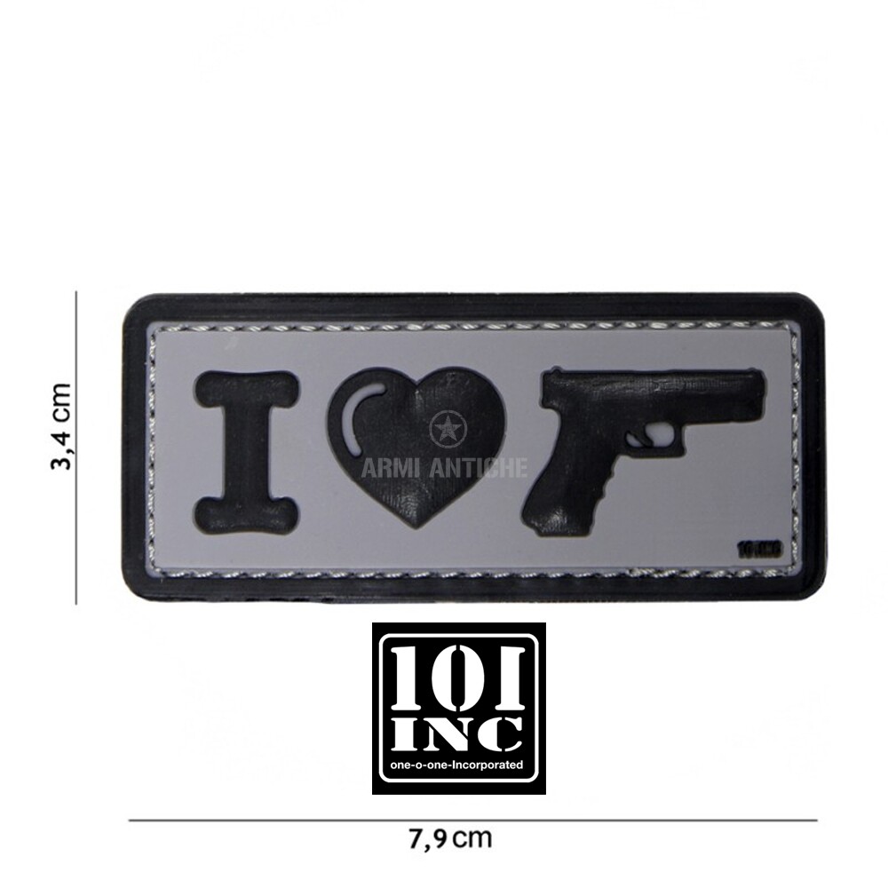 Patch 3D PVC con Velcro 
