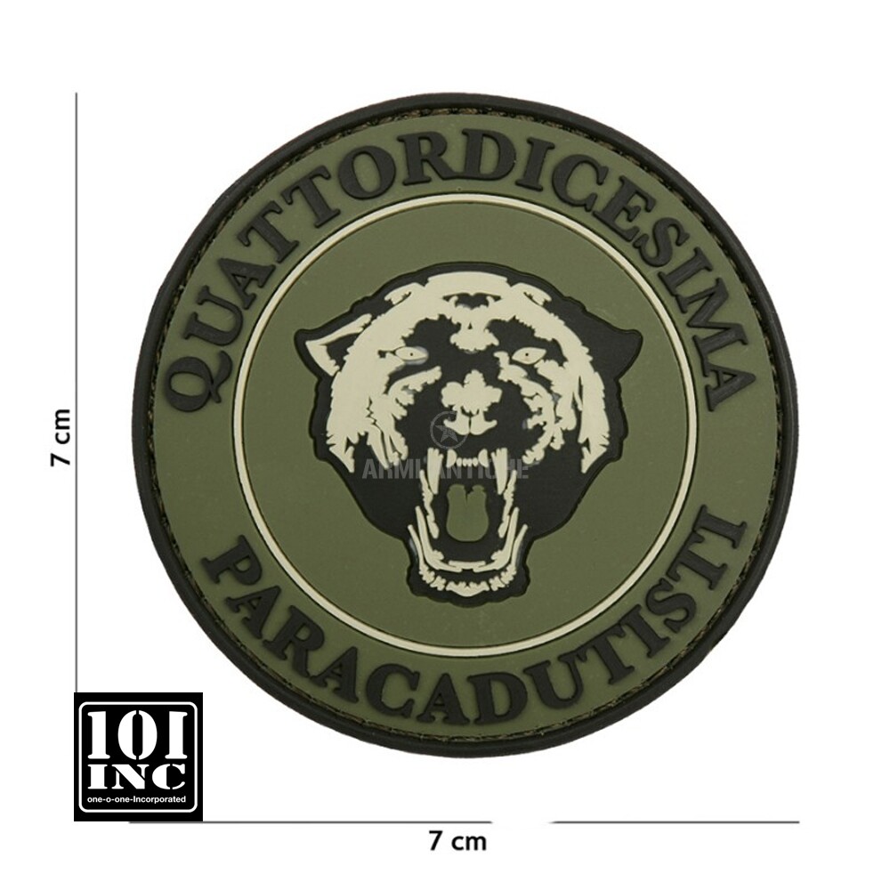 Patch 3D PVC con Velcro 