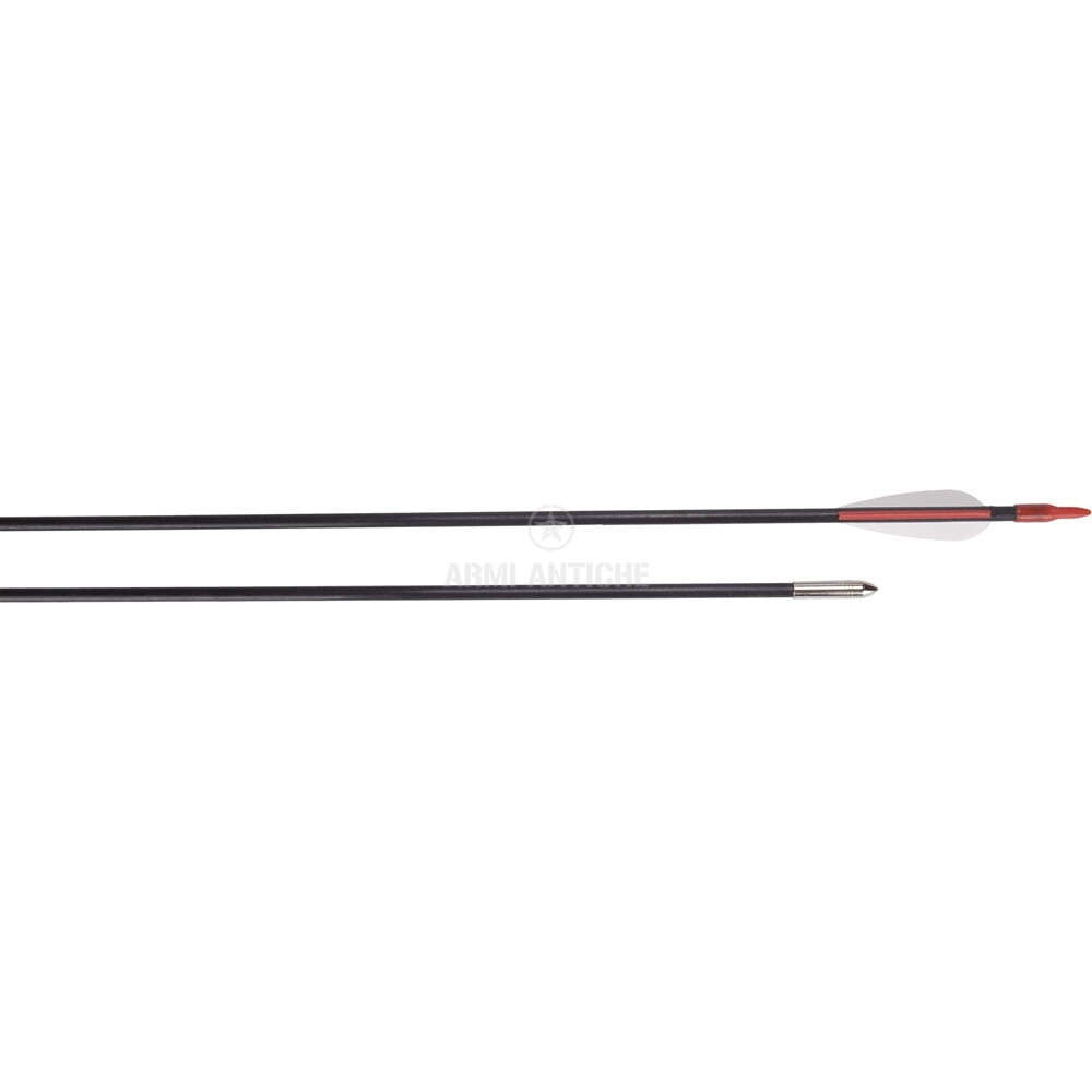 Freccia in fibra punta fissa per archi 32