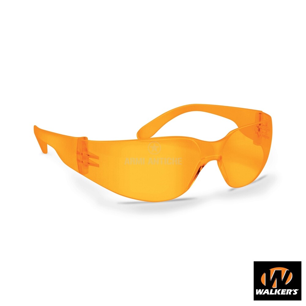 Occhiali Balistici Clearview - Arancione - Walker's (GWP-WRSGL-AMB) (632174)