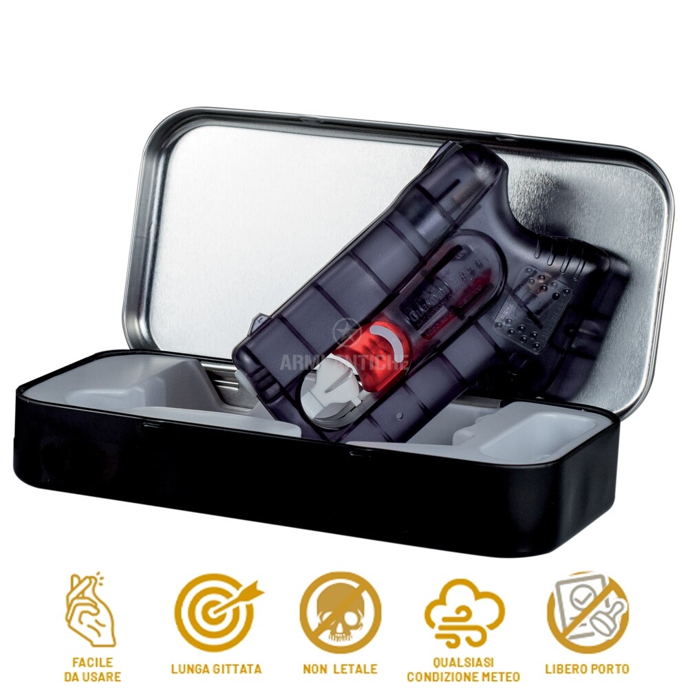 Pistola Spray al Peperoncino JPX2 Jet Protector per autodifesa PIEXON  PIEXON, Outdoor, Articoli difesa personale, Spray antiaggressione