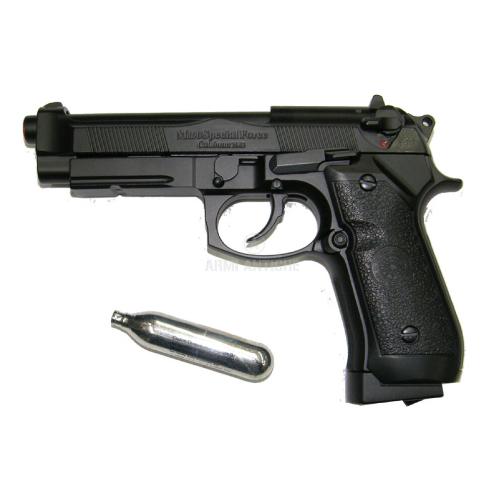 Pistola Softair BERETTA 92A1 A CO2 SCARRELLANTE FULL METAL HFC, Armi  Softair, Pistole softair, Pistole a Co2, PISTOLE CO2 SCARRELLANTI