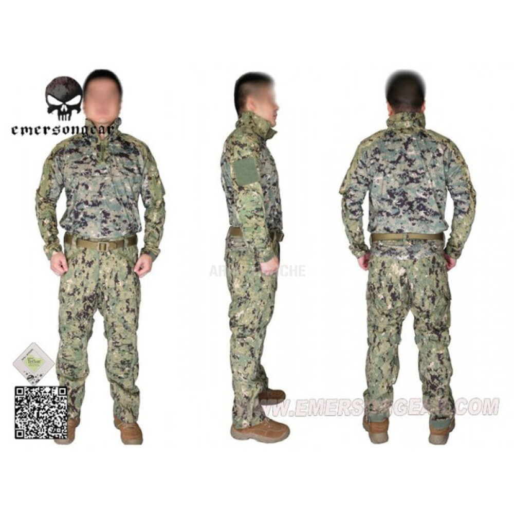 Divisa completa Riot Style Tactical Uniform AOR2 Emerson G
