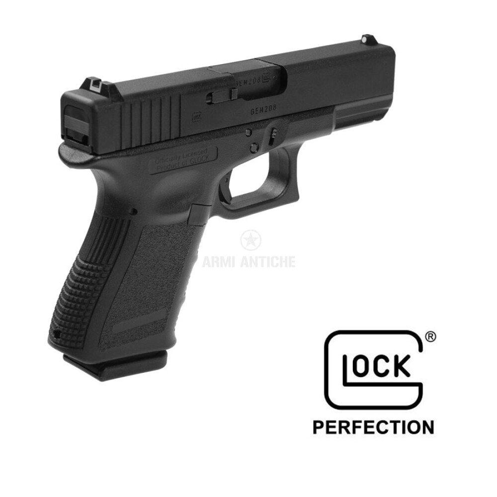 Pistola Softair a gas Glock 19 Austria Blowback GEN. 3 nera Umarex by VFC