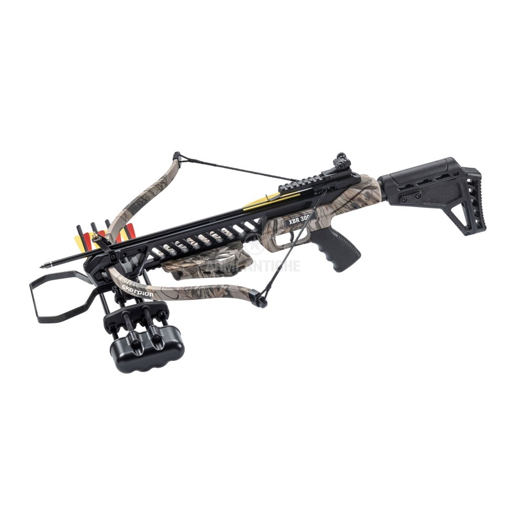 Balestra XBR300 CAMO 175 LB con red dot + Accessori Skorpion (55465)