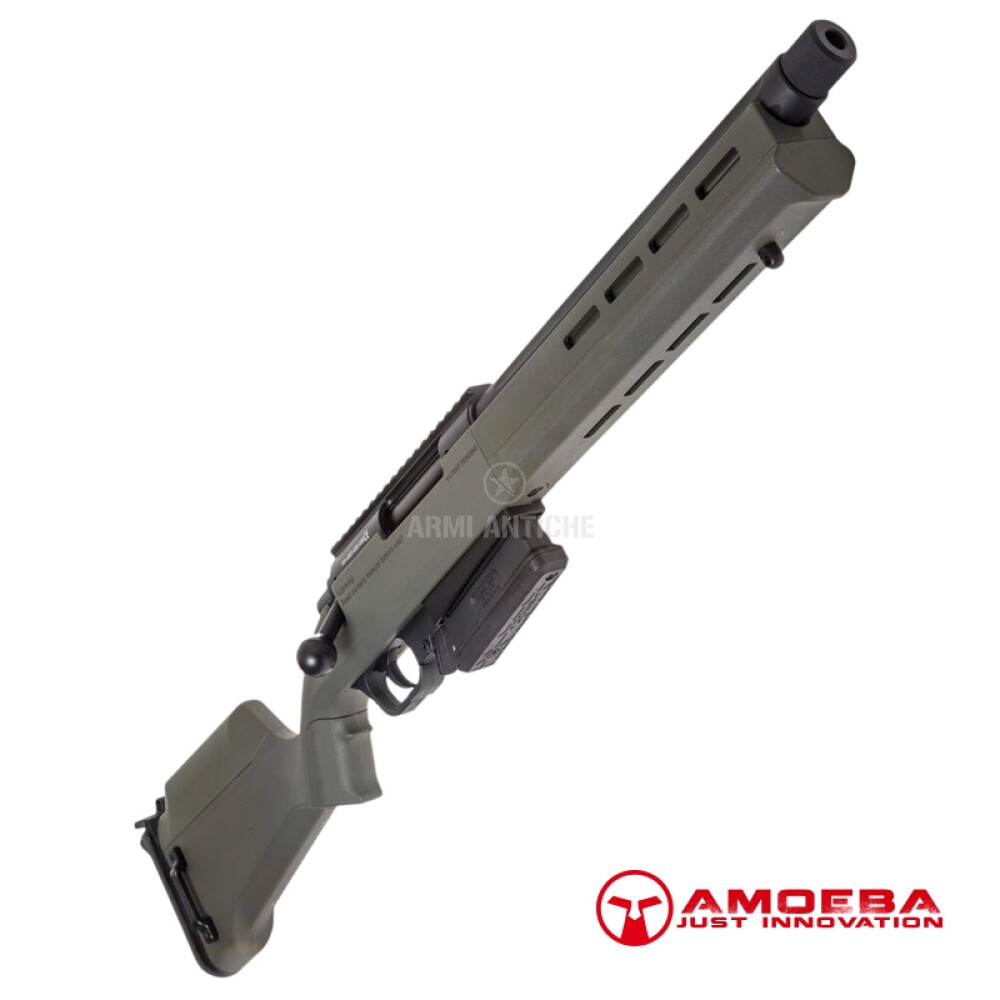 Fucile Softair Sniper a molla AS-02 Striker (AR-AS02V) colore verde marchio Ares Amoeba 