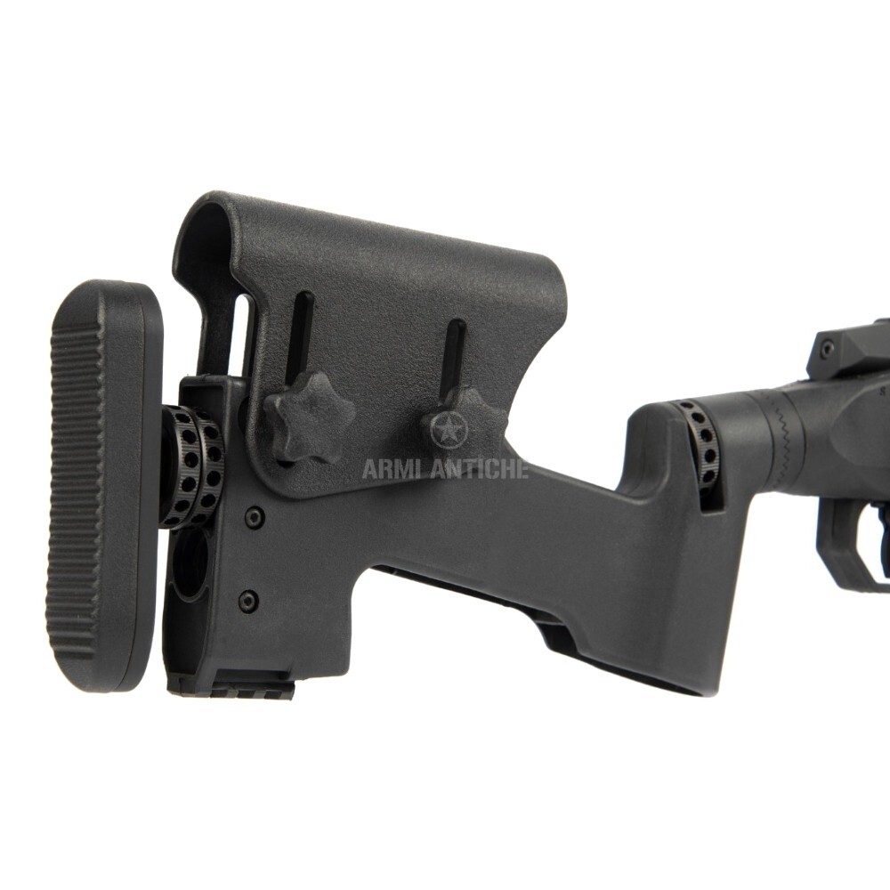 Fucile Softair a molla Bolt Action modello AST1 STRIKER Tactical 01 colore nero marchio Ares Amoeba