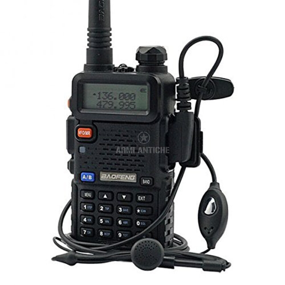 Radiotrasmittente UV-5R Dual Band FM Walkie Talkie - Baofeng (BF-UV5R)