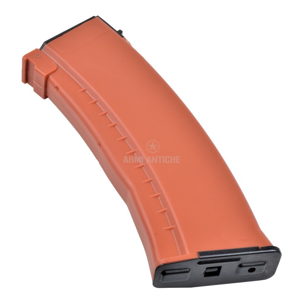 Caricatore Monofilare MID-CAP 120 BBs in Polimero per serie AK74N Arancione - E&L