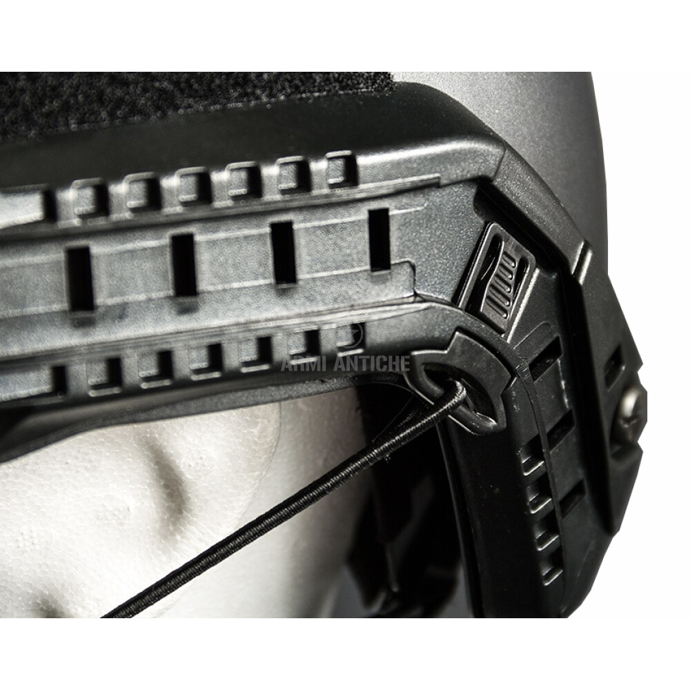Maschera Spartan Nera Per Elmi FAST 