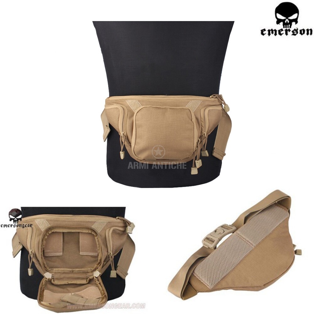 Marsupio Tactical P-Fanny Pack Coyote Brown Tan Emerson (EM5950)