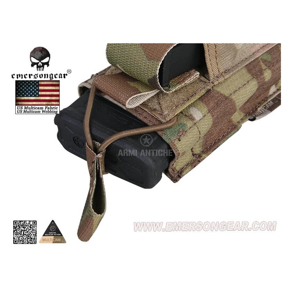 Tasca Porta Caricatori 5.56 e Pistola Open Top Multicam Emerson 