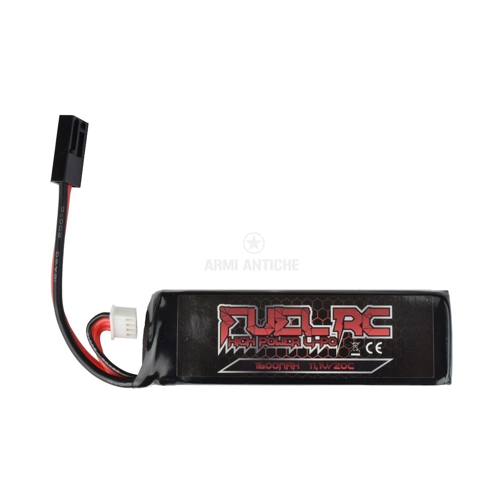 Batteria Lipo 7.4v - 1600mAh 20C Fuel-RC