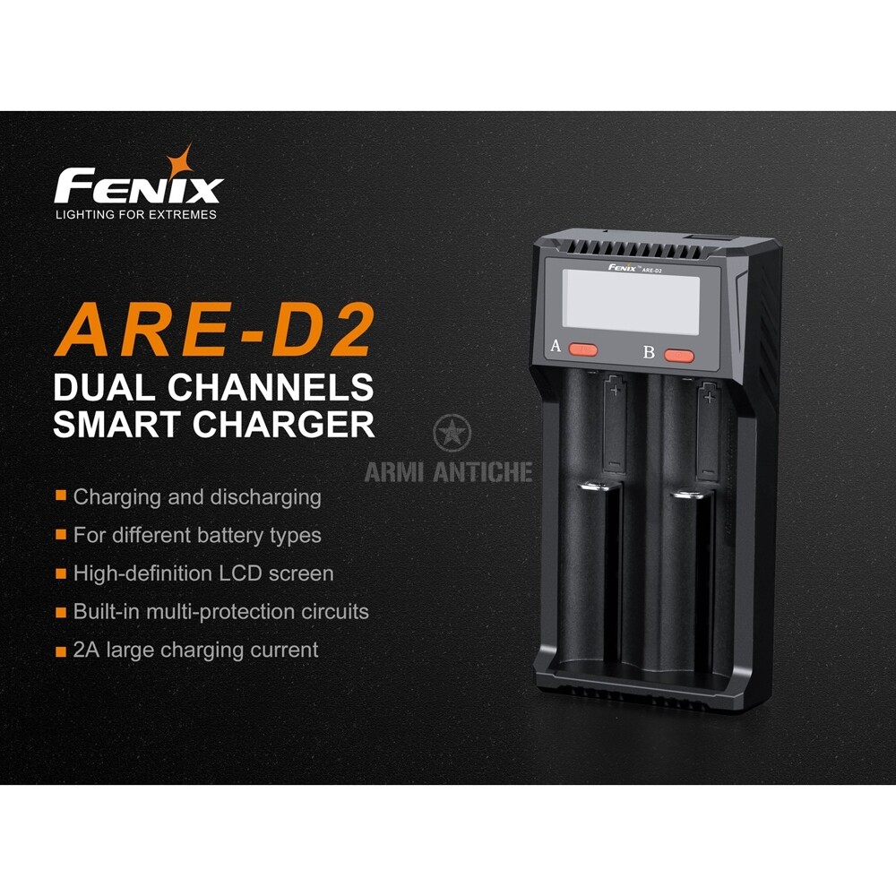 Caricabatterie Smart ARE-D2 Advanced 2 Canali Fenix 