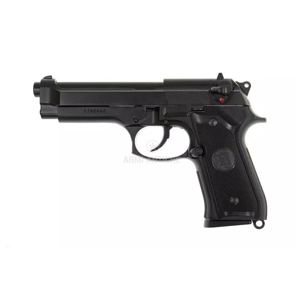 Pistola softair a gas Beretta F92 scarrellante, full-metal - KJ WORKS (GB- 9606)