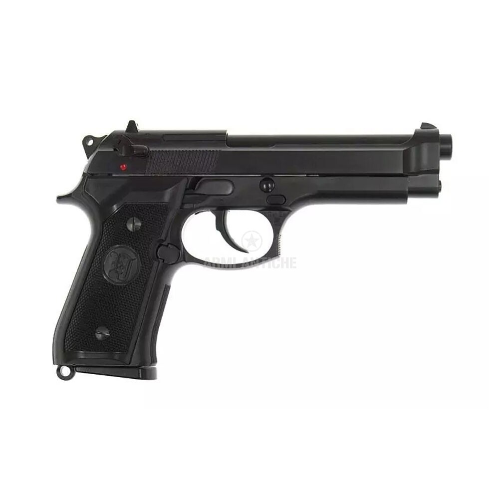 Pistola softair a gas Beretta F92 scarrellante, full-metal - KJ WORKS (GB- 9606)