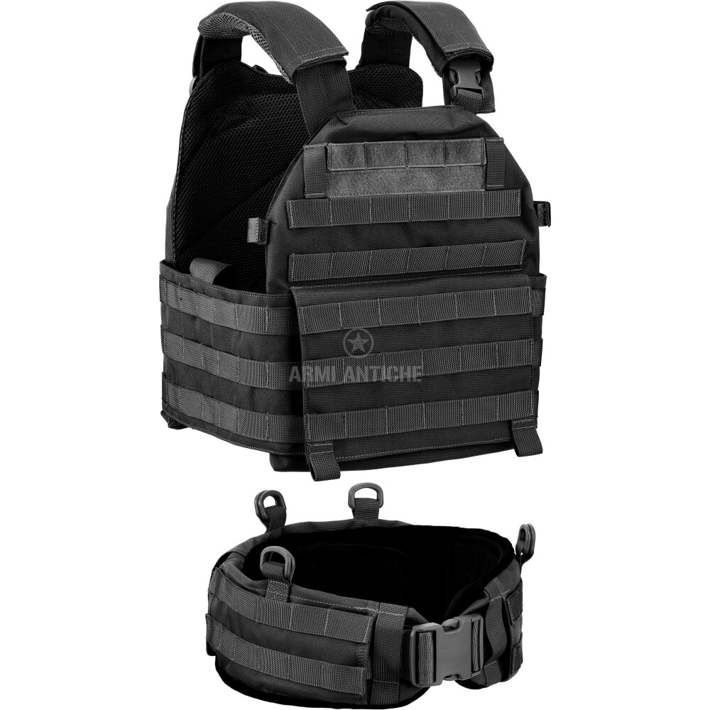Gilet tattico vest carrier colore nero - Defcon5 (D5-BAV13 B)