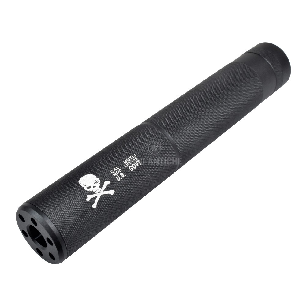 Silenziatore 200x30mm - Nero  TIPO F (CYMA)  TESCHI