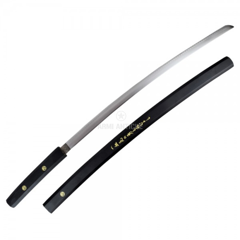 Tris katane di Goemon Nere con  supporto