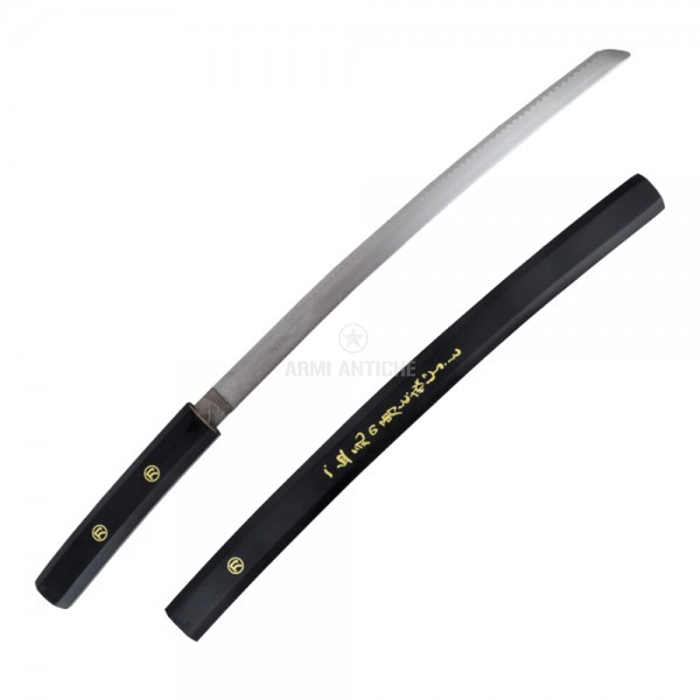 Tris katane di Goemon Nere con  supporto