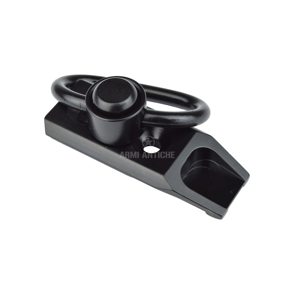 Gancio cinghia QD con attacco M-LOK nero- JS-TACTICAL