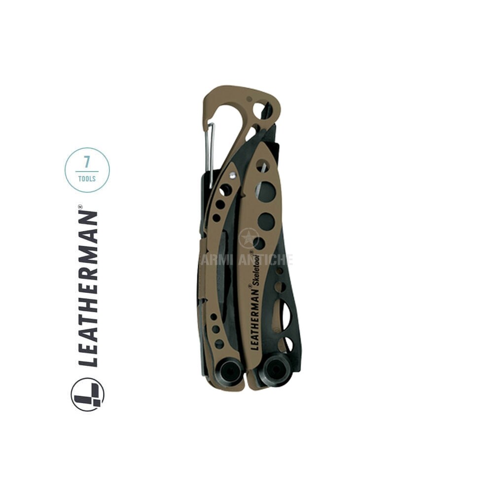 Pinza Multiuso Skeletool - Coyote Tan - 7 strumenti - Leatherman (LTG832207)