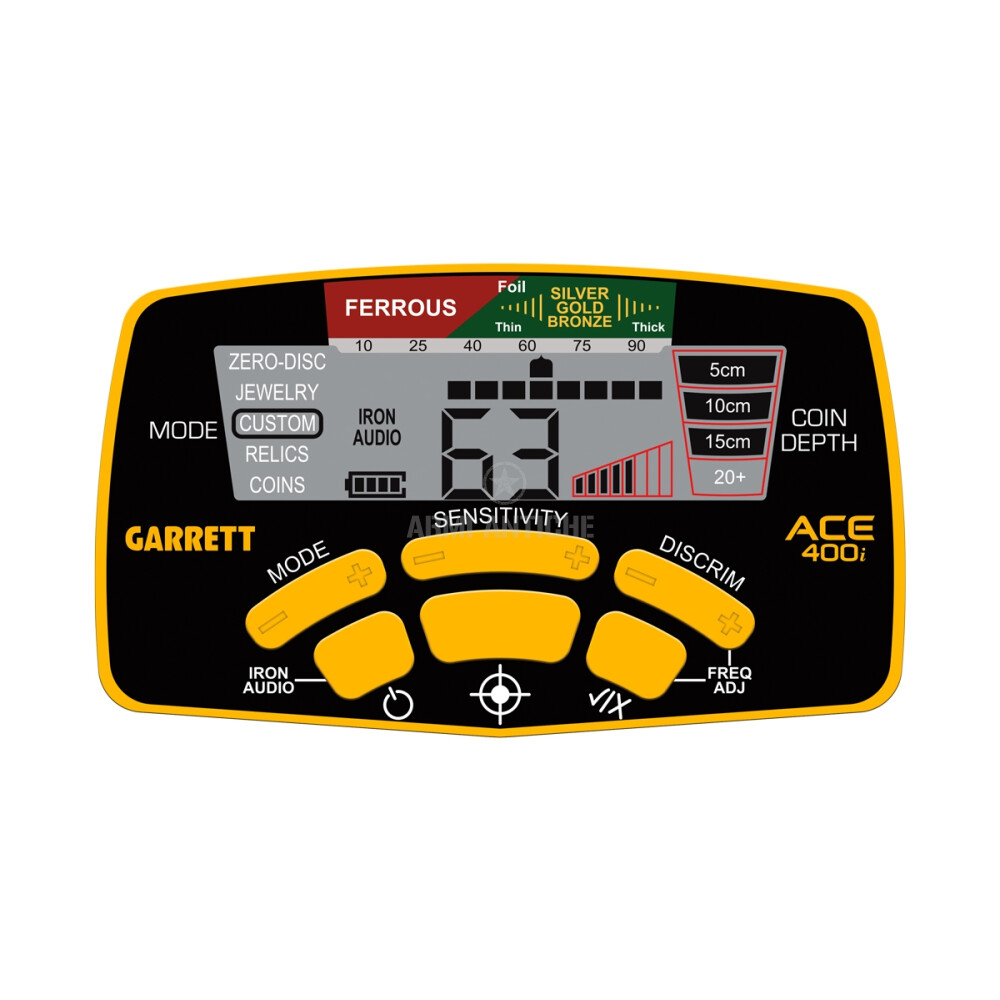 Metal Detector Garrett ACE 400i Con Cuffie
