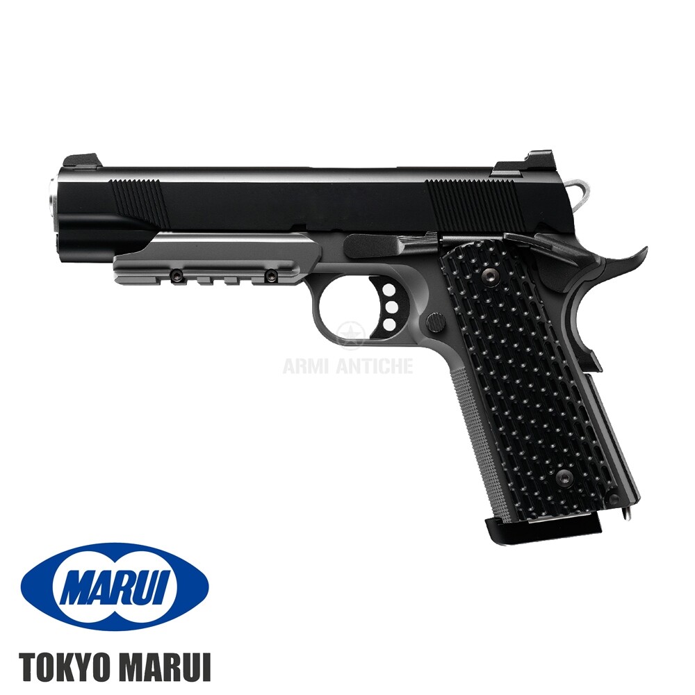 Pistola softair a Gas 1911 Night Warrior GBB colore nero - Tokyo Marui