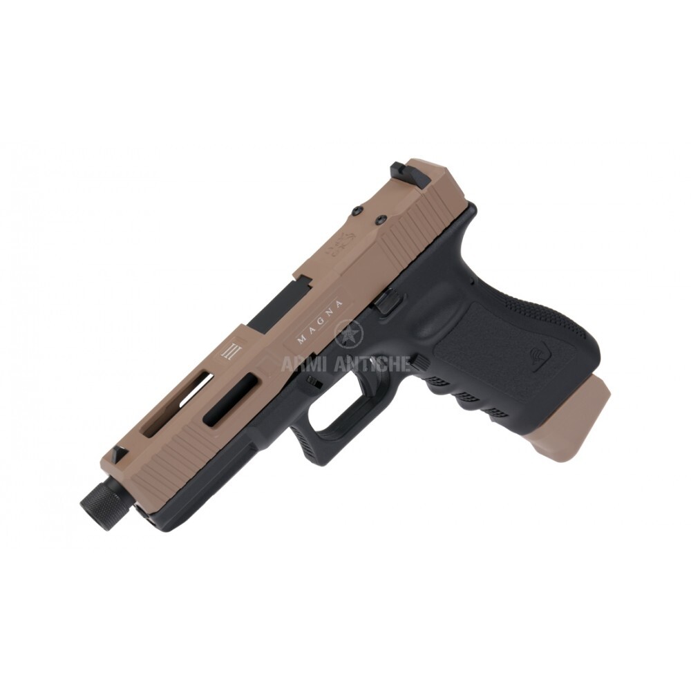 Pistola softair a Co2 Glock 17 Gladius Magna III colore nero-tan Secutor Arms