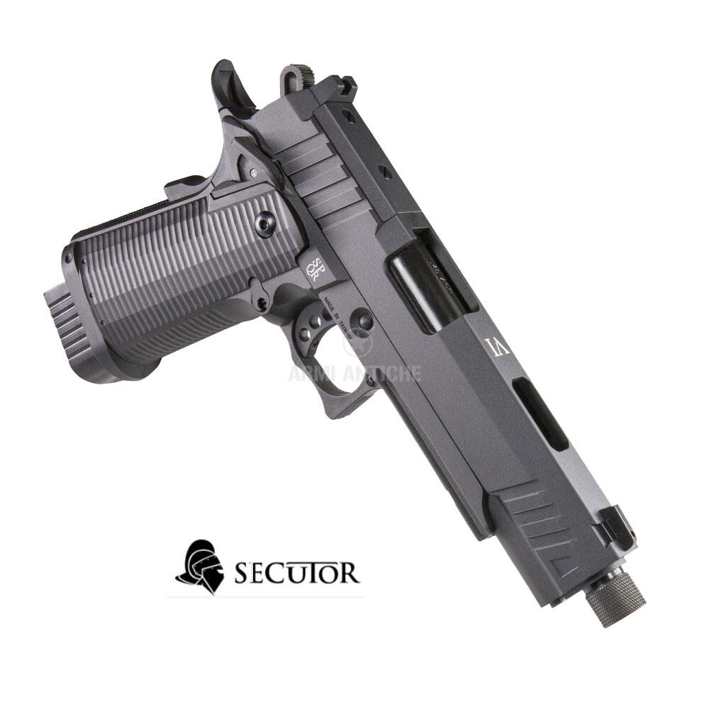 Pistola softair a Co2 Hi-Capa LUDUS VI colore nero - Secutor Arms