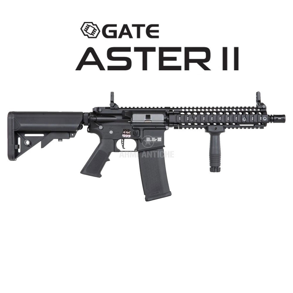 Fucile Elettrico DANIEL DEFENSE MK18 SA-E19 PRIME ASTER II ETU NERO  SPECNA ARMS