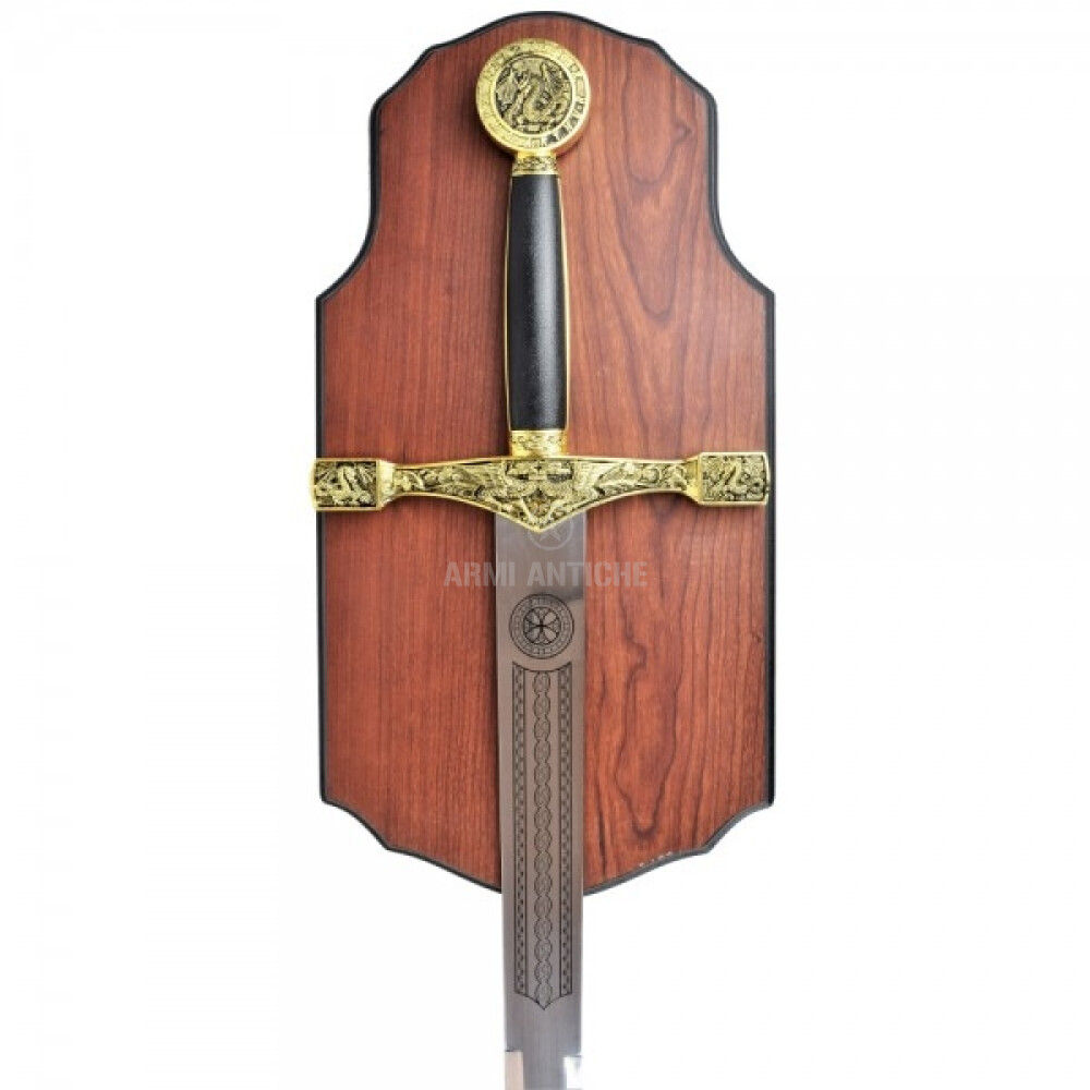 spada excalibur di re Artù DORATA 