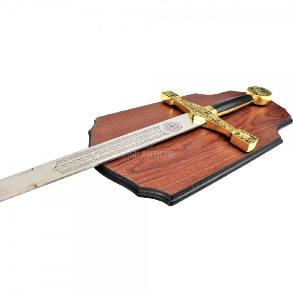 spada excalibur di re Artù DORATA 