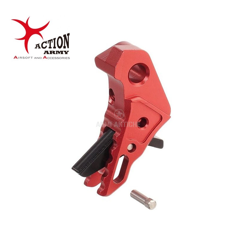 Grilletto rosso  CNC per pistola softair  Action Army AAP01 